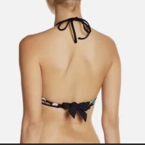 Trina turk black top only size 4 - Picture 3 of 11